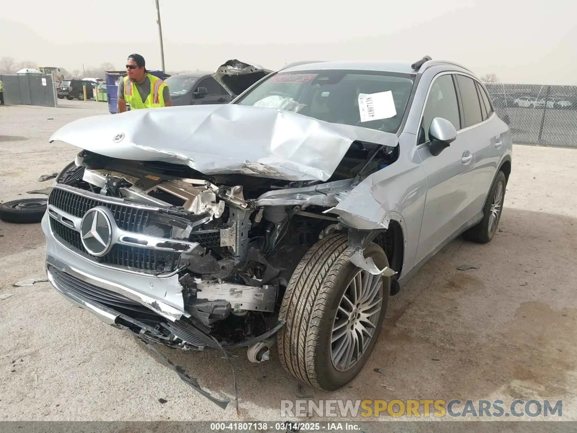 6 Photograph of a damaged car W1NKM4GB3RF194859 MERCEDES-BENZ GLC 300 2024