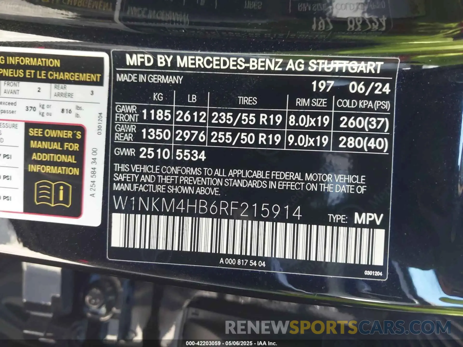 9 Photograph of a damaged car W1NKM4HB6RF215914 MERCEDES-BENZ GLC 300 2024