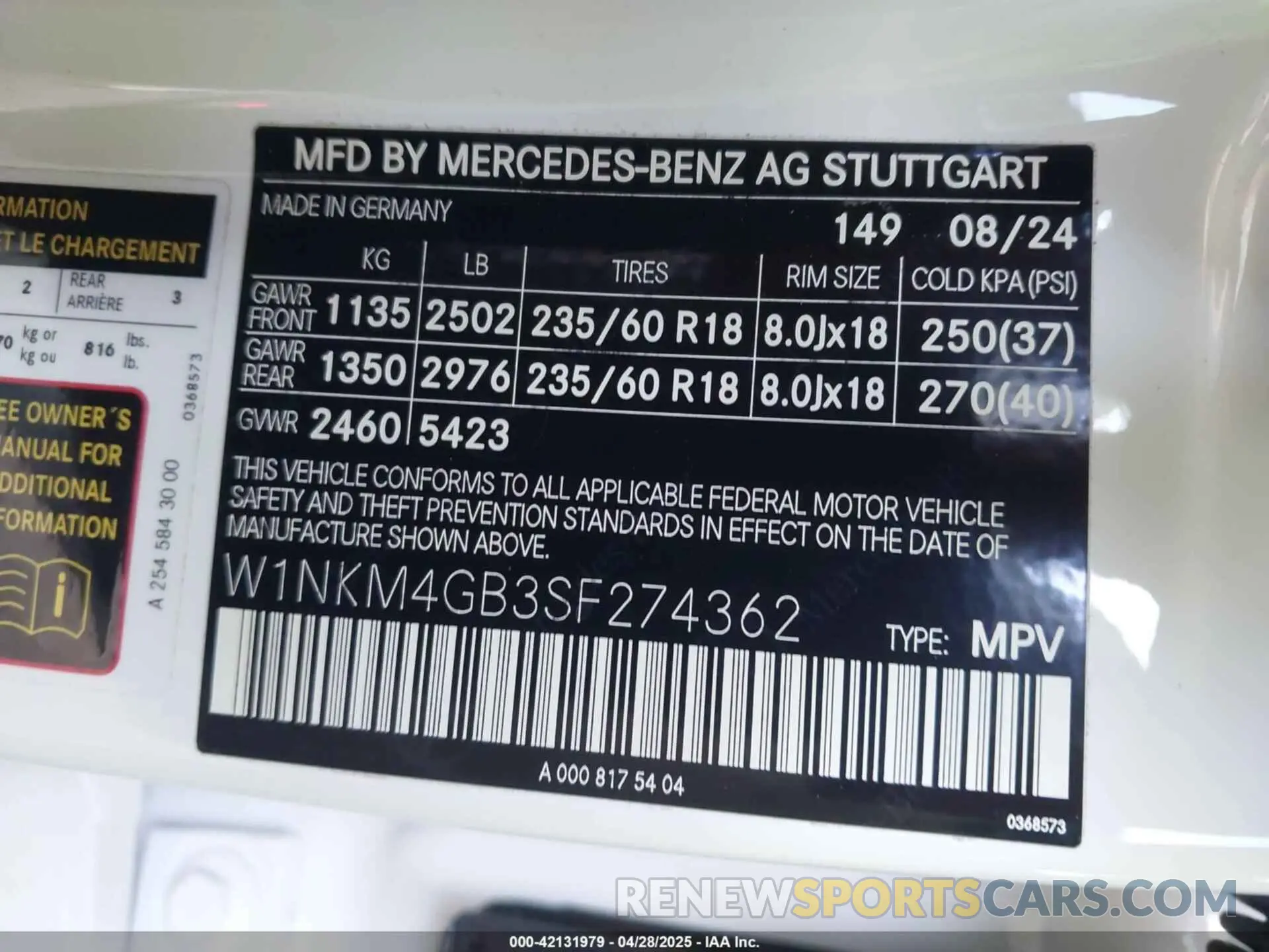 9 Photograph of a damaged car W1NKM4GB3SF274362 MERCEDES-BENZ GLC 300 2025
