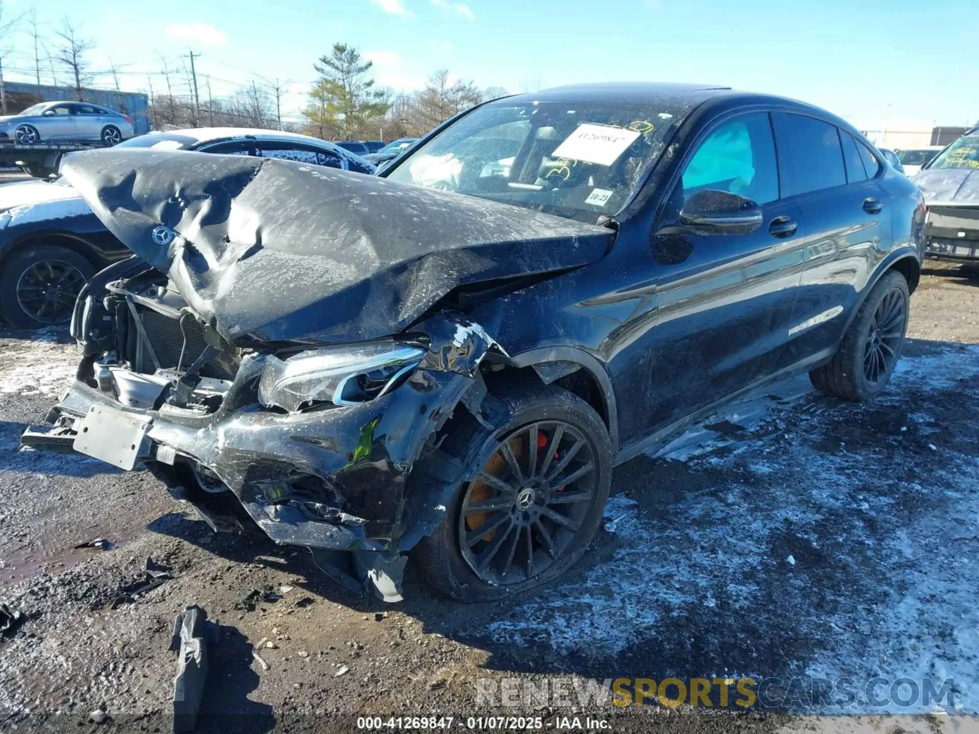 2 Photograph of a damaged car WDC0J4KB9KF538435 MERCEDES-BENZ GLC 300 COUPE 2019