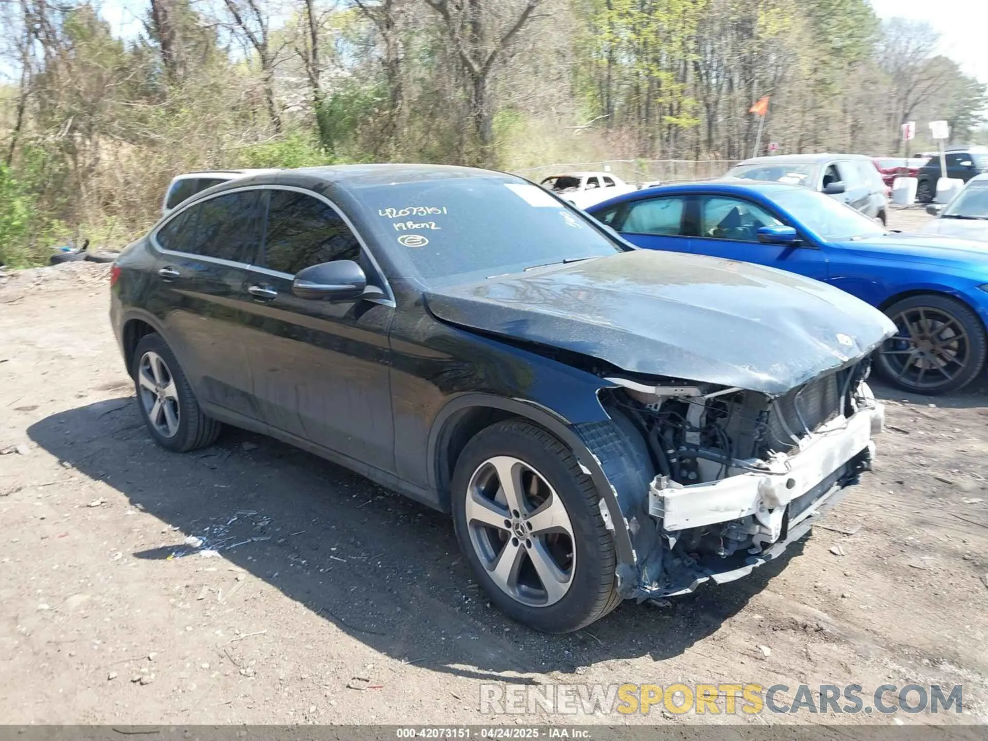 1 Photograph of a damaged car WDC0J4KB9KF579356 MERCEDES-BENZ GLC 300 COUPE 2019