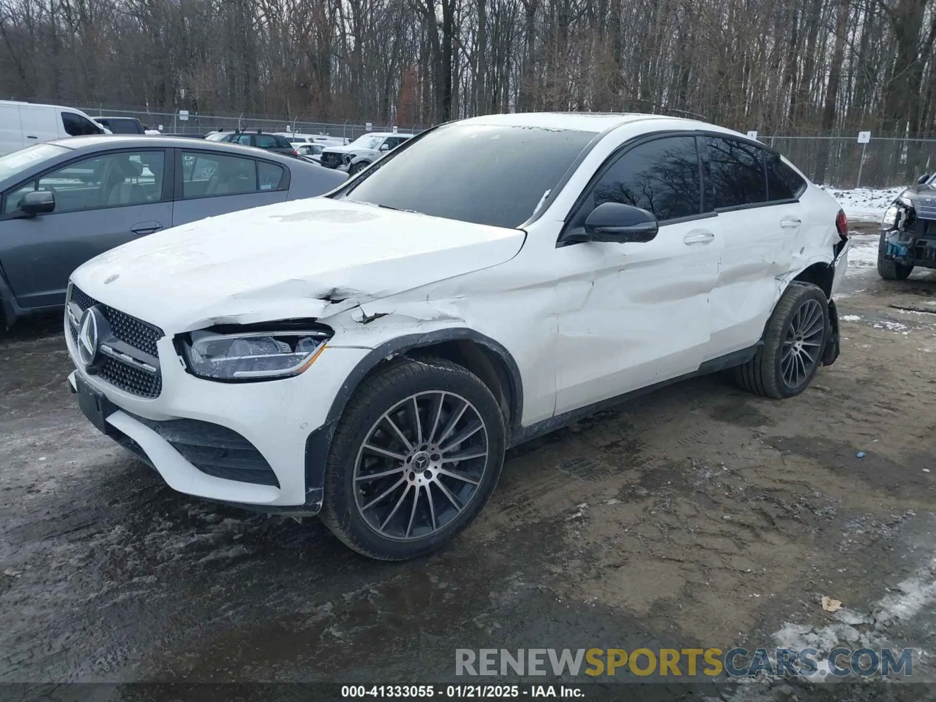 2 Photograph of a damaged car W1N0J8EB1LF858965 MERCEDES-BENZ GLC 300 COUPE 2020