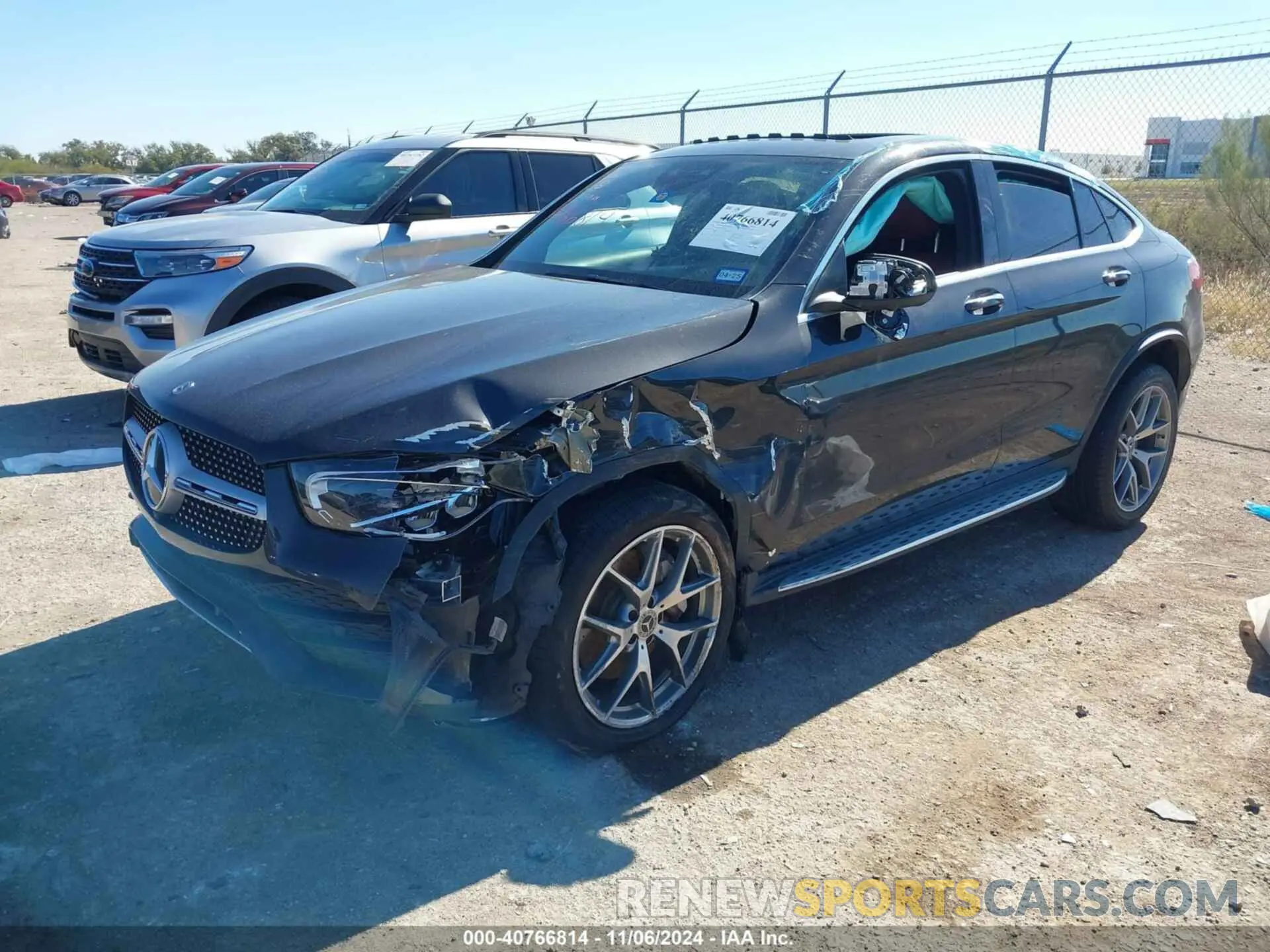 2 Photograph of a damaged car W1N0J8EB3LF792760 MERCEDES-BENZ GLC 300 COUPE 2020