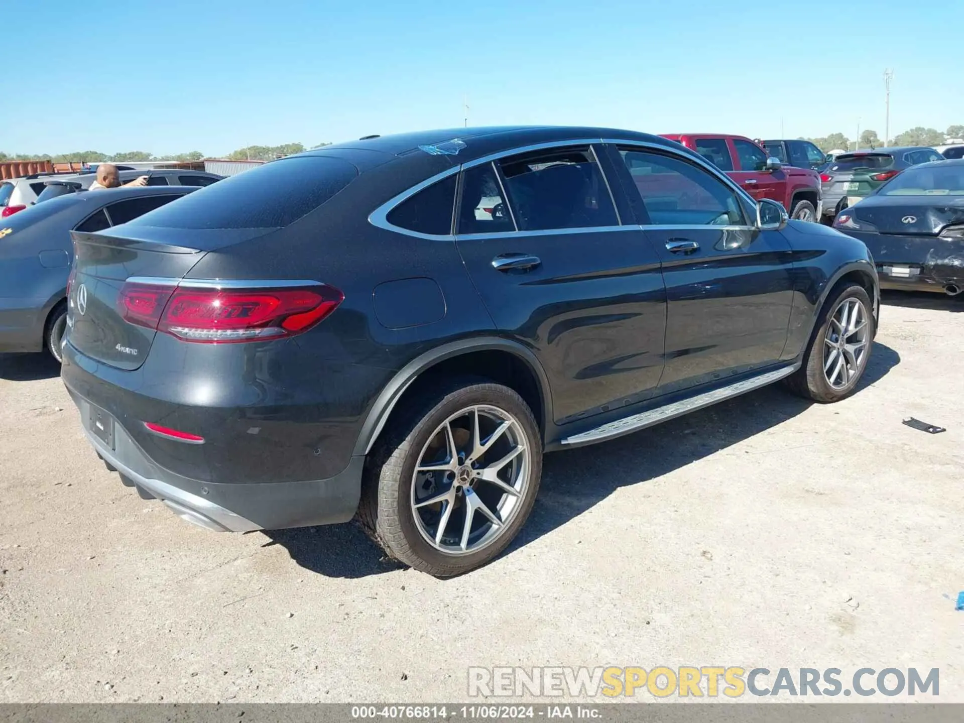 4 Photograph of a damaged car W1N0J8EB3LF792760 MERCEDES-BENZ GLC 300 COUPE 2020