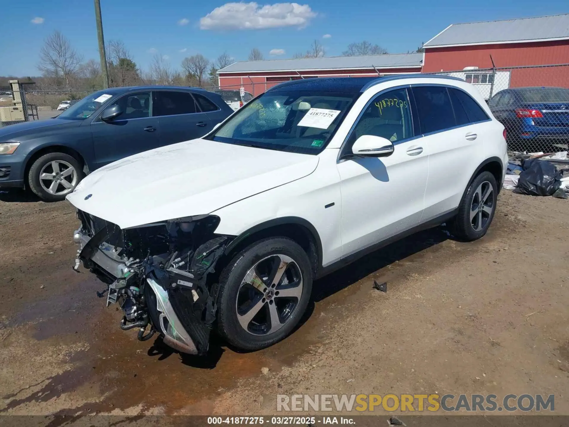 2 Photograph of a damaged car WDC0G5EB0KF603642 MERCEDES-BENZ GLC 350E 2019