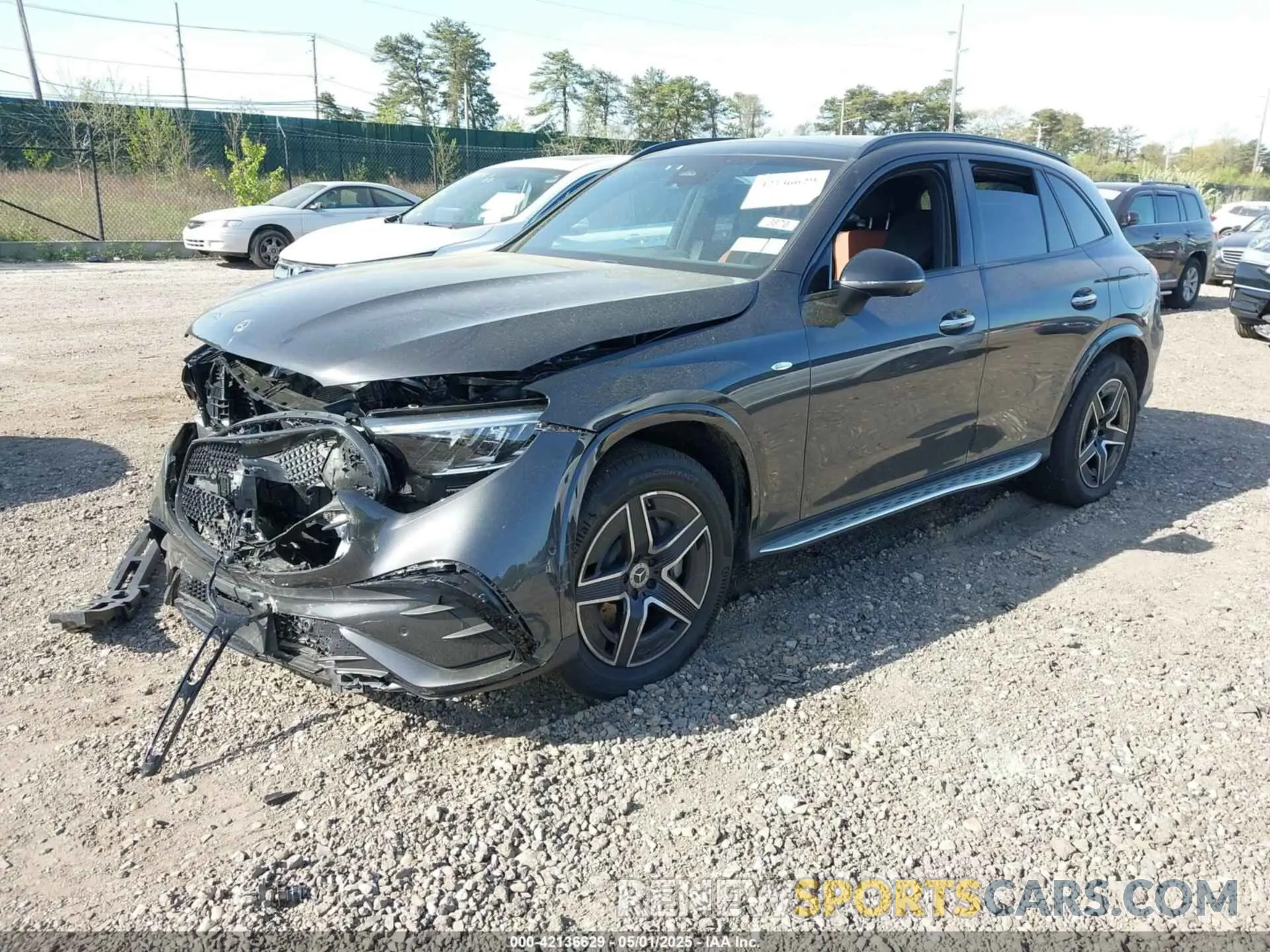 2 Photograph of a damaged car W1NKM5GB7SF344340 MERCEDES-BENZ GLC 350E 2025