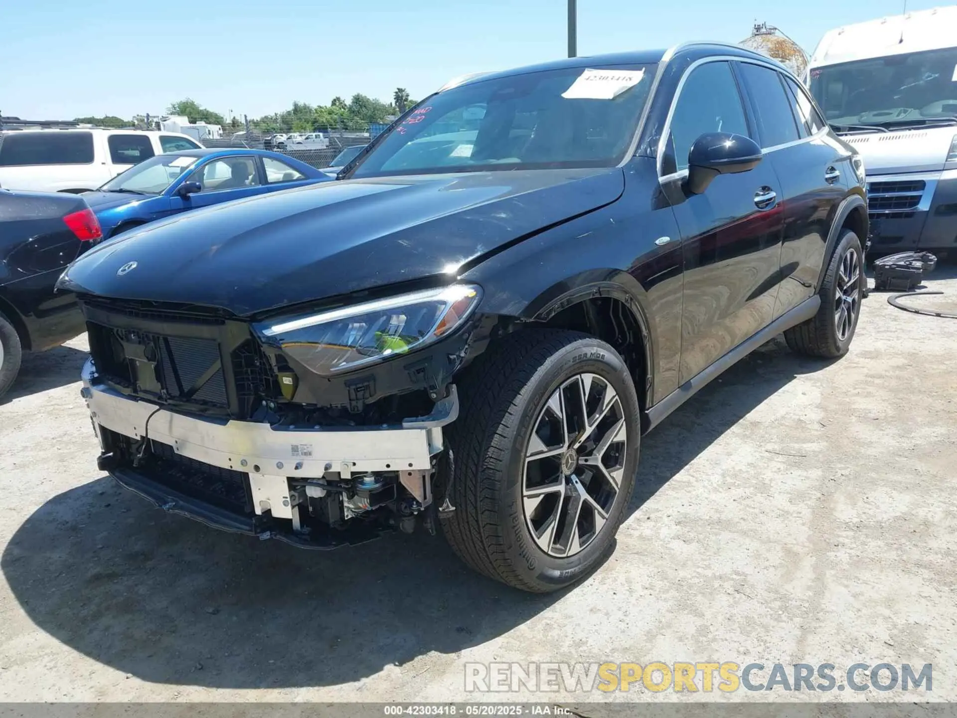2 Photograph of a damaged car W1NKM5GBXSU079943 MERCEDES-BENZ GLC 350E 2025