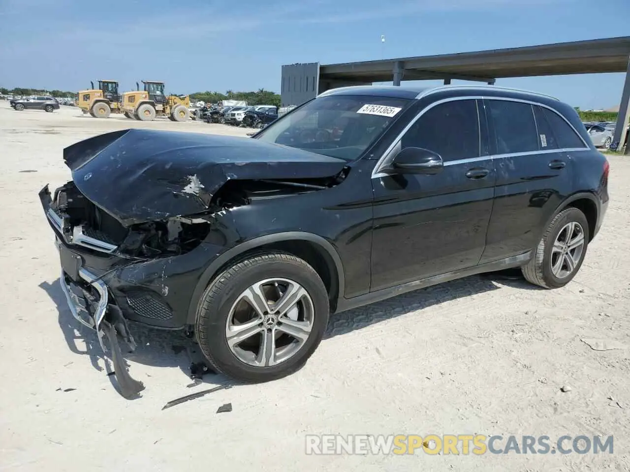 1 Photograph of a damaged car WDC0G4JB0KV117872 MERCEDES-BENZ GLC-CLASS 2019