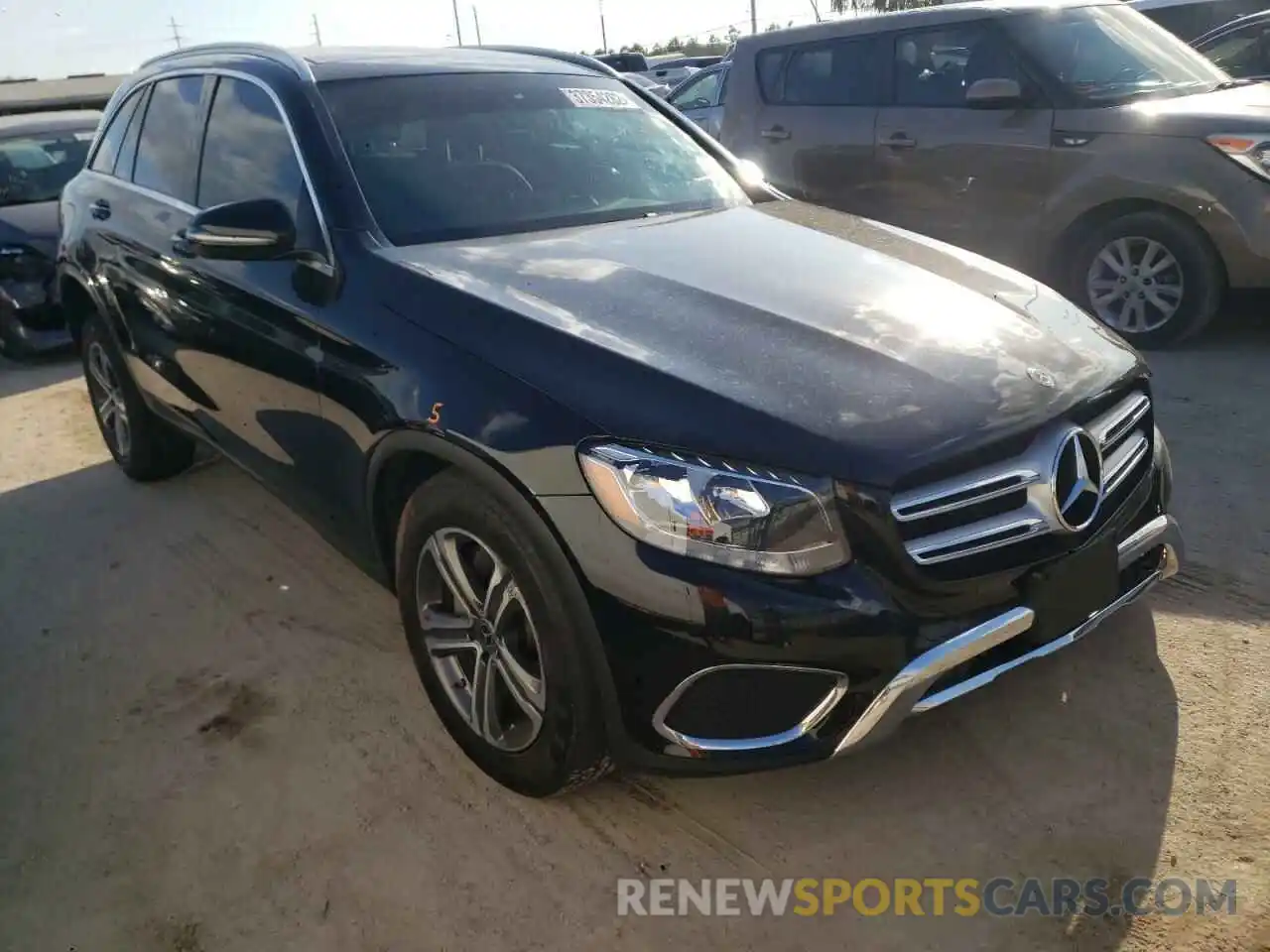 1 Photograph of a damaged car WDC0G4JB0KV134445 MERCEDES-BENZ GLC-CLASS 2019