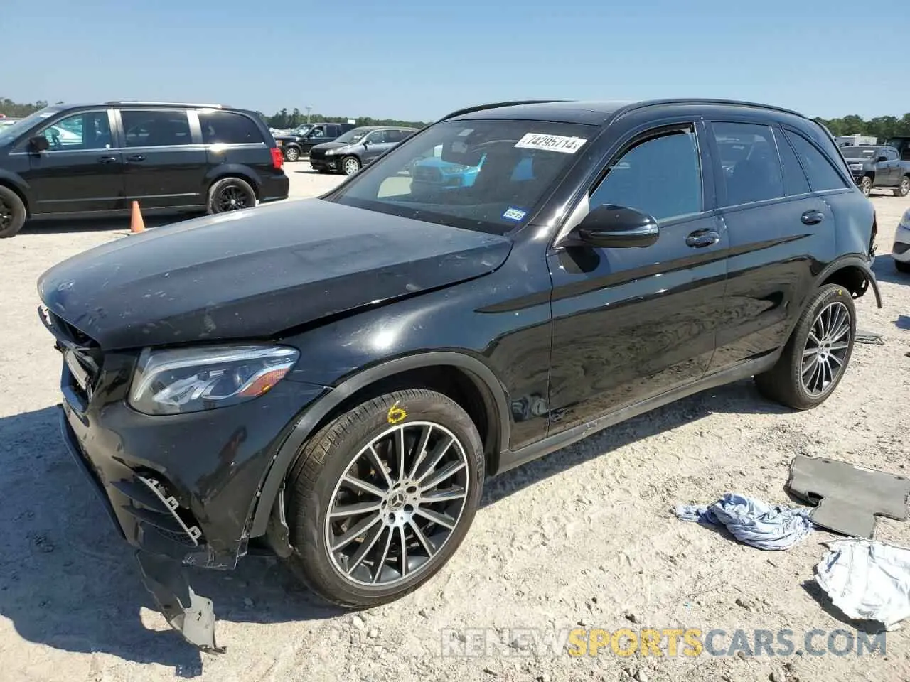 1 Photograph of a damaged car WDC0G4JB0KV137152 MERCEDES-BENZ GLC-CLASS 2019