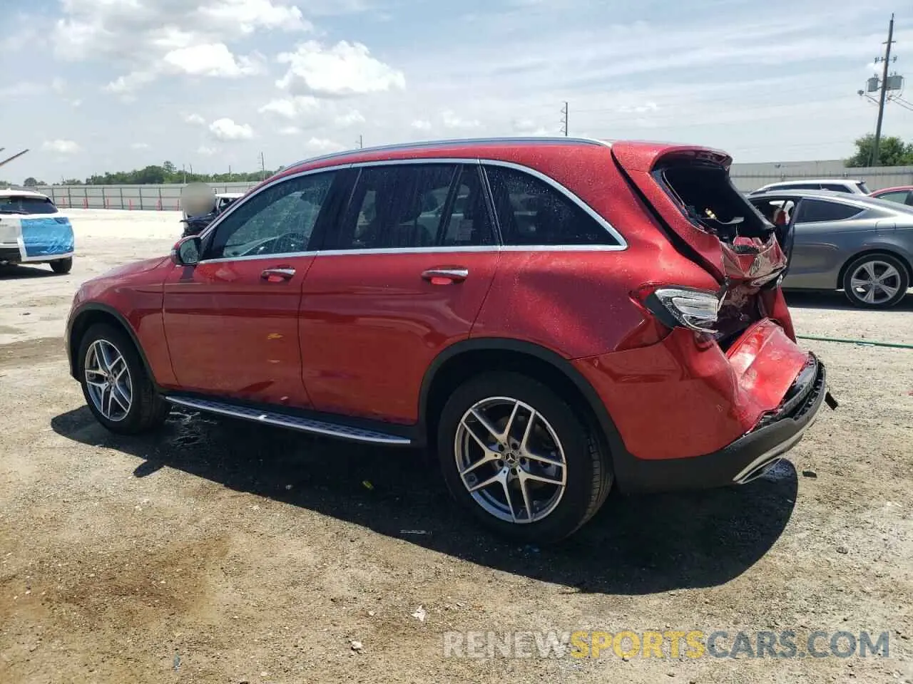 2 Photograph of a damaged car WDC0G4JB1KF590528 MERCEDES-BENZ GLC-CLASS 2019