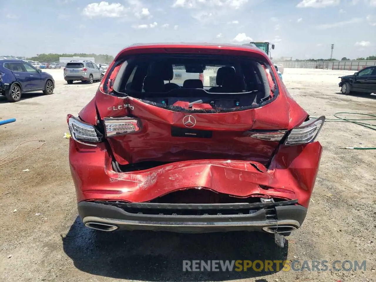 6 Photograph of a damaged car WDC0G4JB1KF590528 MERCEDES-BENZ GLC-CLASS 2019