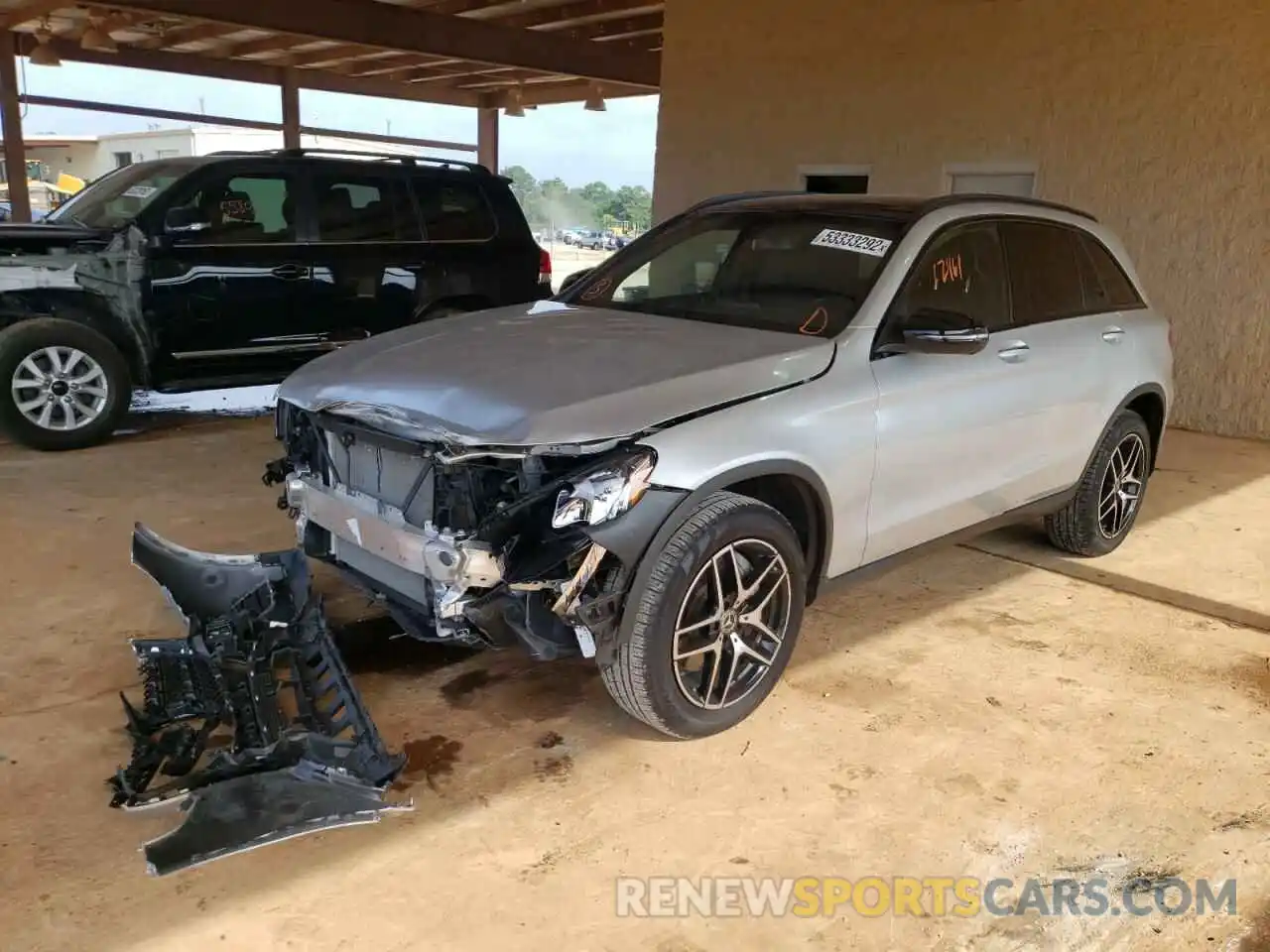 2 Photograph of a damaged car WDC0G4JB2KV123625 MERCEDES-BENZ GLC-CLASS 2019