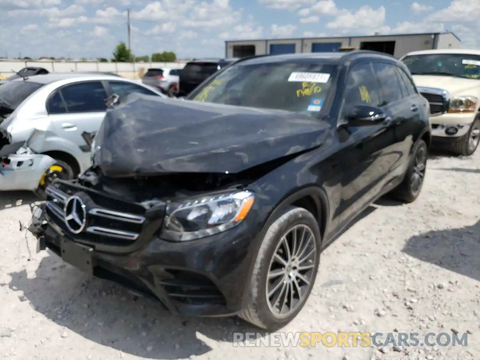 2 Photograph of a damaged car WDC0G4JB2KV138870 MERCEDES-BENZ GLC-CLASS 2019