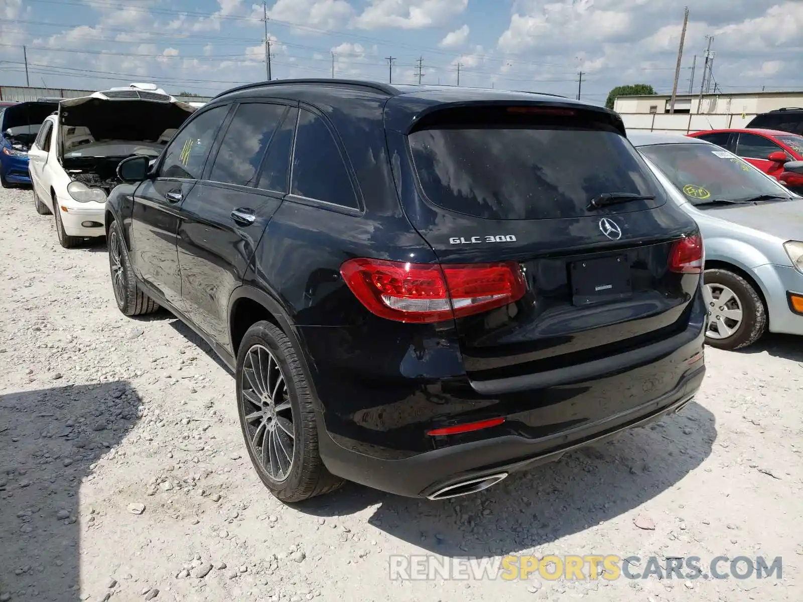 3 Photograph of a damaged car WDC0G4JB2KV138870 MERCEDES-BENZ GLC-CLASS 2019