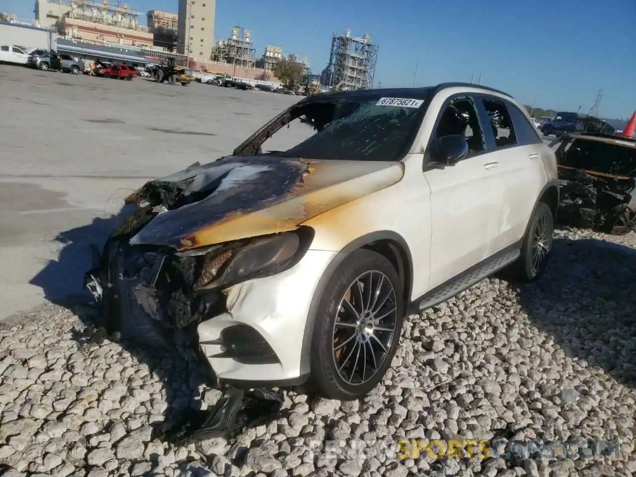 2 Photograph of a damaged car WDC0G4JB3KV149960 MERCEDES-BENZ GLC-CLASS 2019