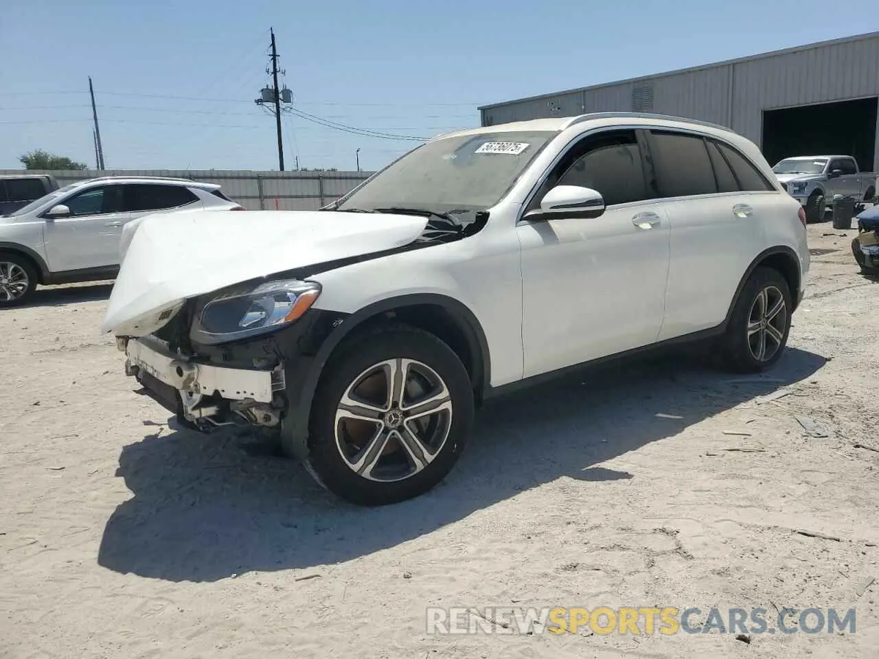 1 Photograph of a damaged car WDC0G4JB4KV192588 MERCEDES-BENZ GLC-CLASS 2019