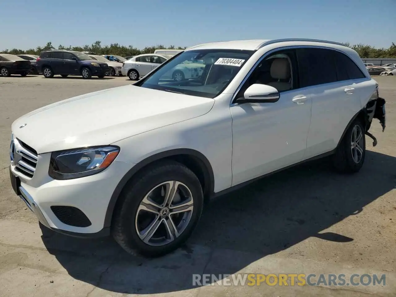 1 Photograph of a damaged car WDC0G4JB5KV132044 MERCEDES-BENZ GLC-CLASS 2019
