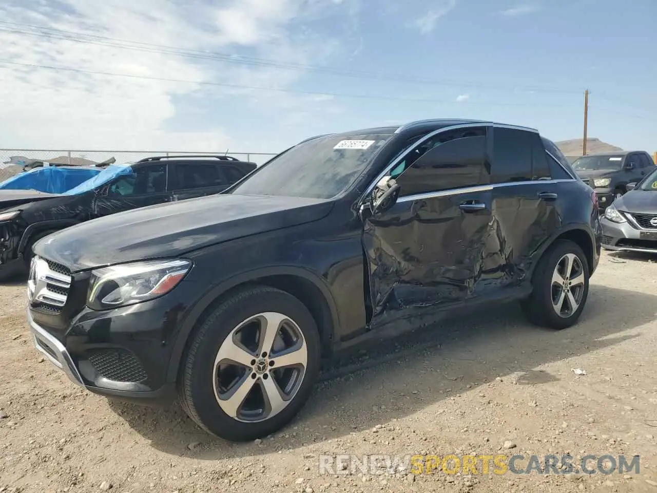 1 Photograph of a damaged car WDC0G4JB7K1001009 MERCEDES-BENZ GLC-CLASS 2019