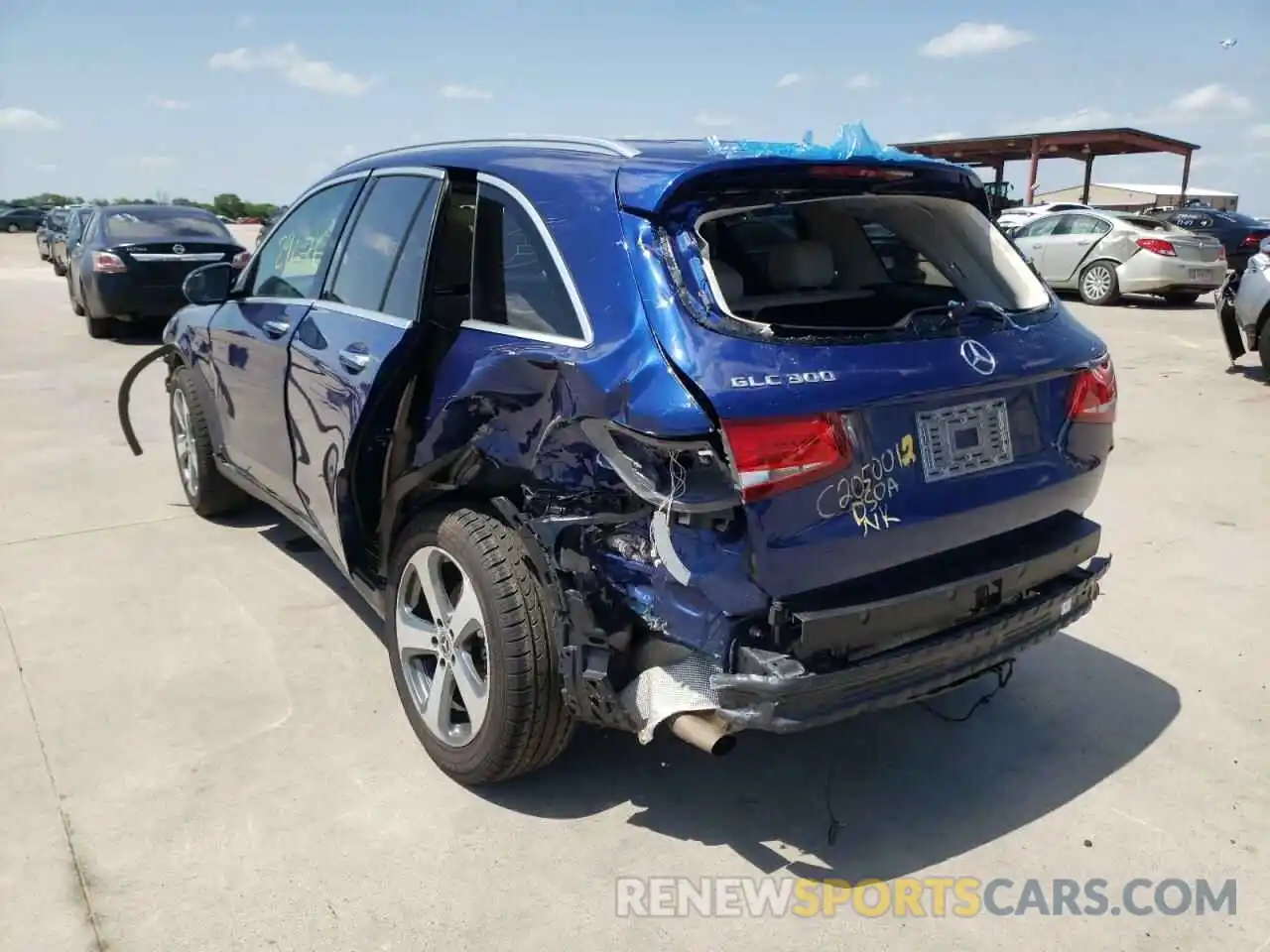 3 Photograph of a damaged car WDC0G4JB7KV151968 MERCEDES-BENZ GLC-CLASS 2019