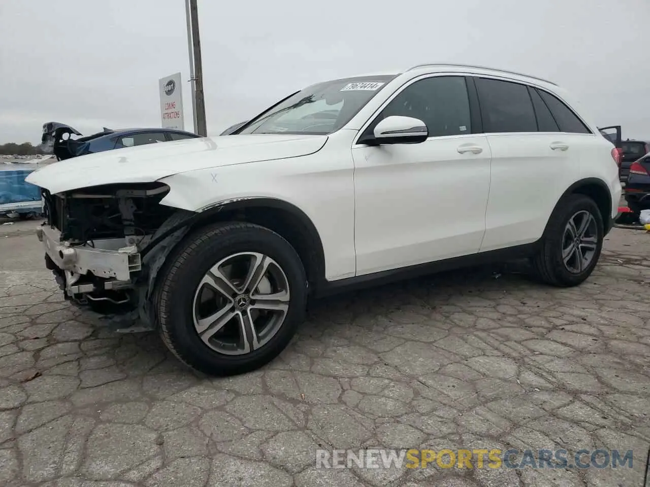 1 Photograph of a damaged car WDC0G4JB7KV153347 MERCEDES-BENZ GLC-CLASS 2019