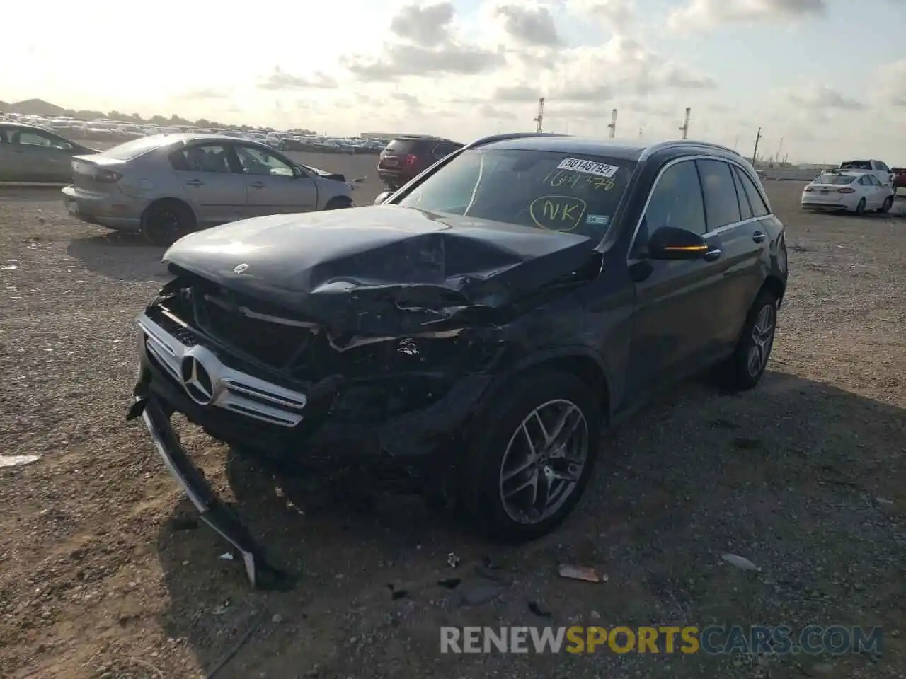 2 Photograph of a damaged car WDC0G4JB7KV164378 MERCEDES-BENZ GLC-CLASS 2019