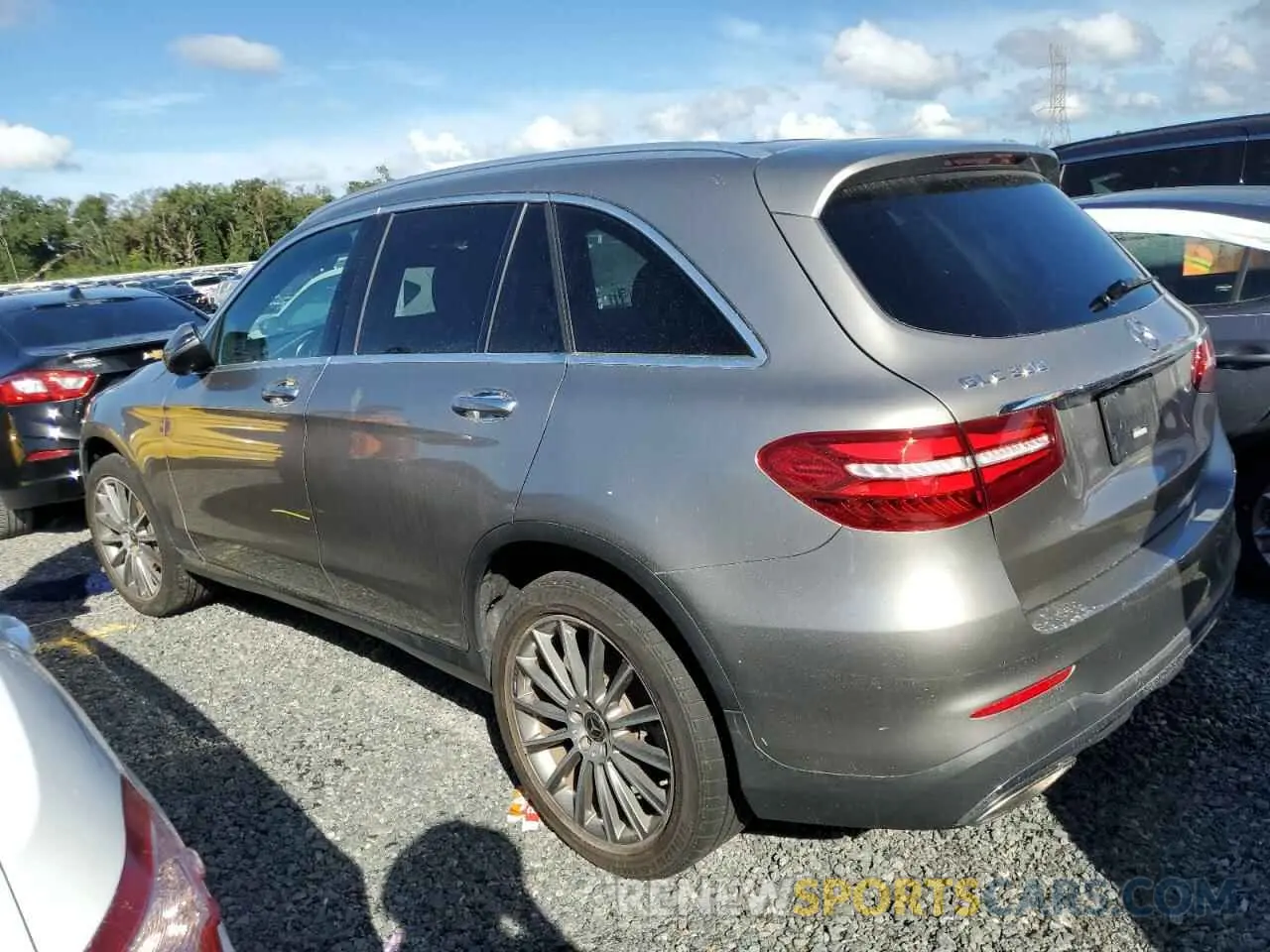 2 Photograph of a damaged car WDC0G4JB8KF552844 MERCEDES-BENZ GLC-CLASS 2019
