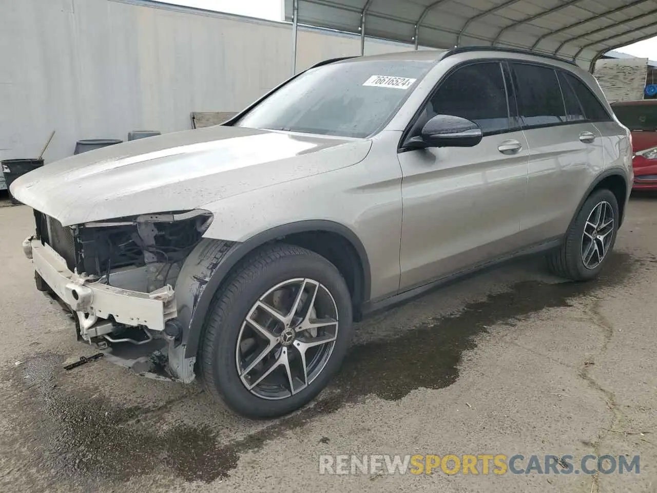 1 Photograph of a damaged car WDC0G4JB9KV126540 MERCEDES-BENZ GLC-CLASS 2019