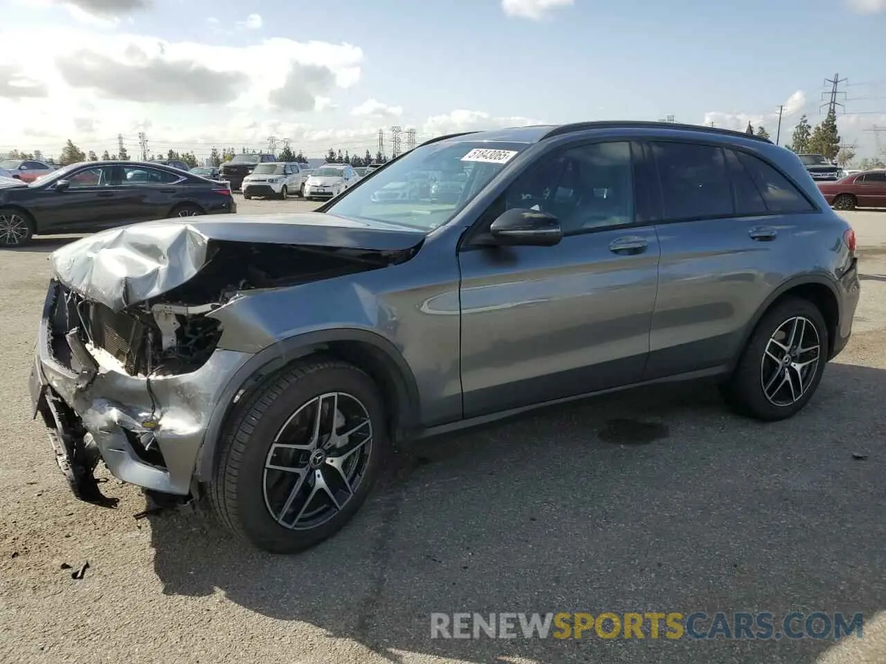 1 Photograph of a damaged car WDC0G4JB9KV149395 MERCEDES-BENZ GLC-CLASS 2019