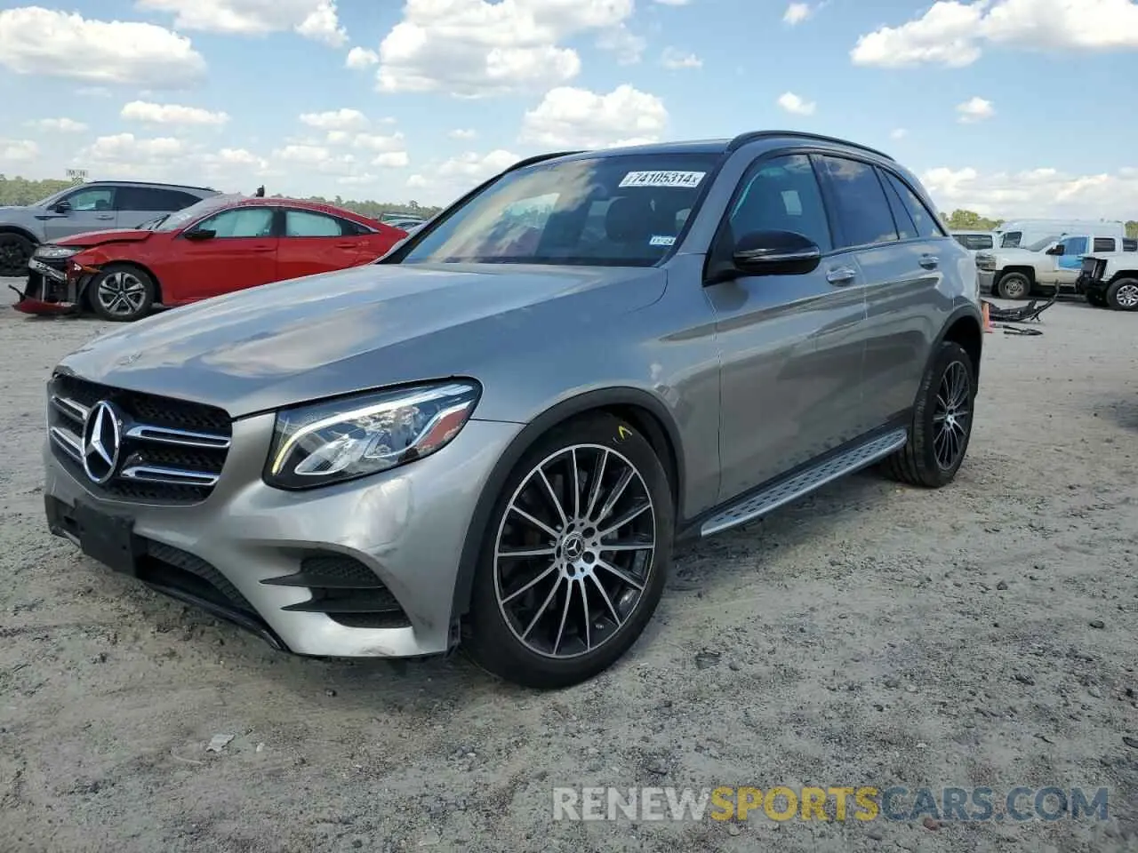 1 Photograph of a damaged car WDC0G4JB9KV153110 MERCEDES-BENZ GLC-CLASS 2019