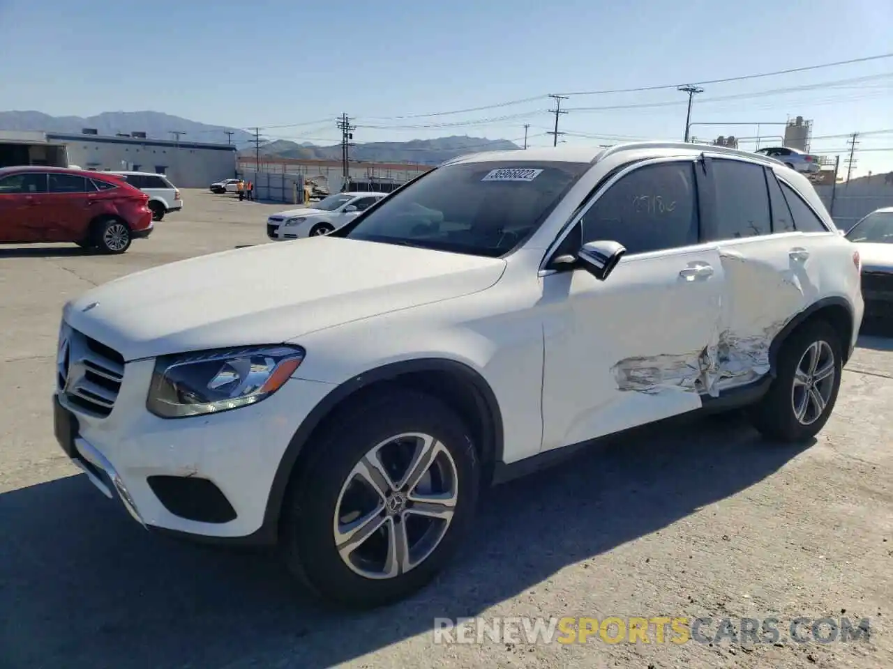 2 Photograph of a damaged car WDC0G4JBXKF598675 MERCEDES-BENZ GLC-CLASS 2019