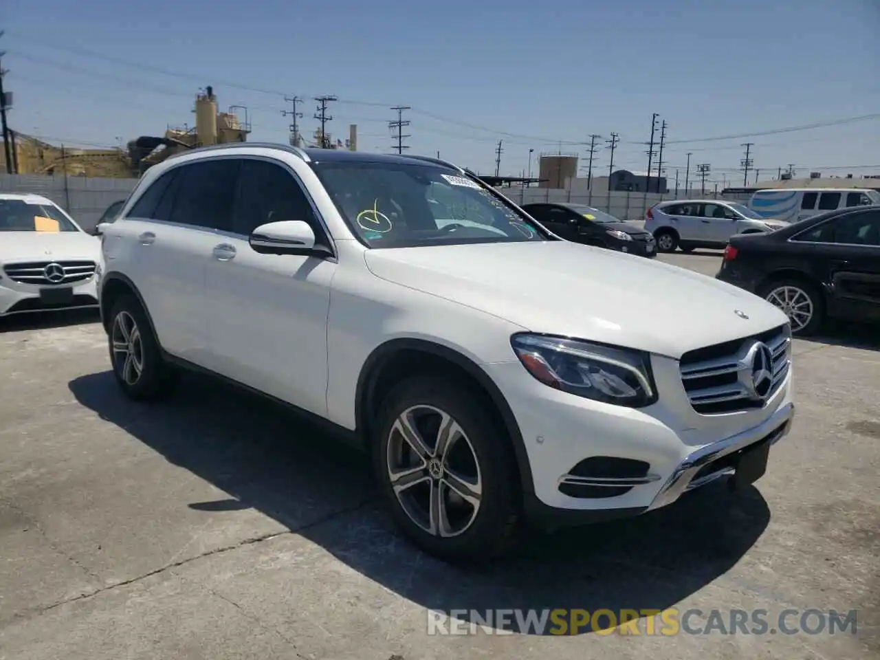 1 Photograph of a damaged car WDC0G4JBXKV158042 MERCEDES-BENZ GLC-CLASS 2019