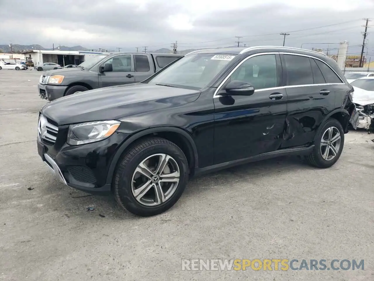 1 Photograph of a damaged car WDC0G4JBXKV180154 MERCEDES-BENZ GLC-CLASS 2019