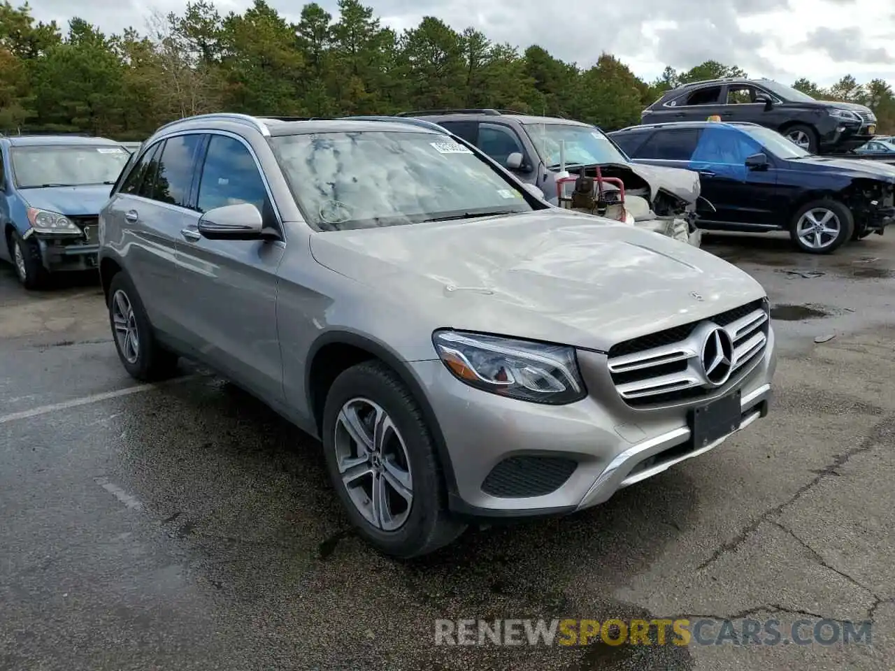 1 Photograph of a damaged car WDC0G4KB0KF623338 MERCEDES-BENZ GLC-CLASS 2019