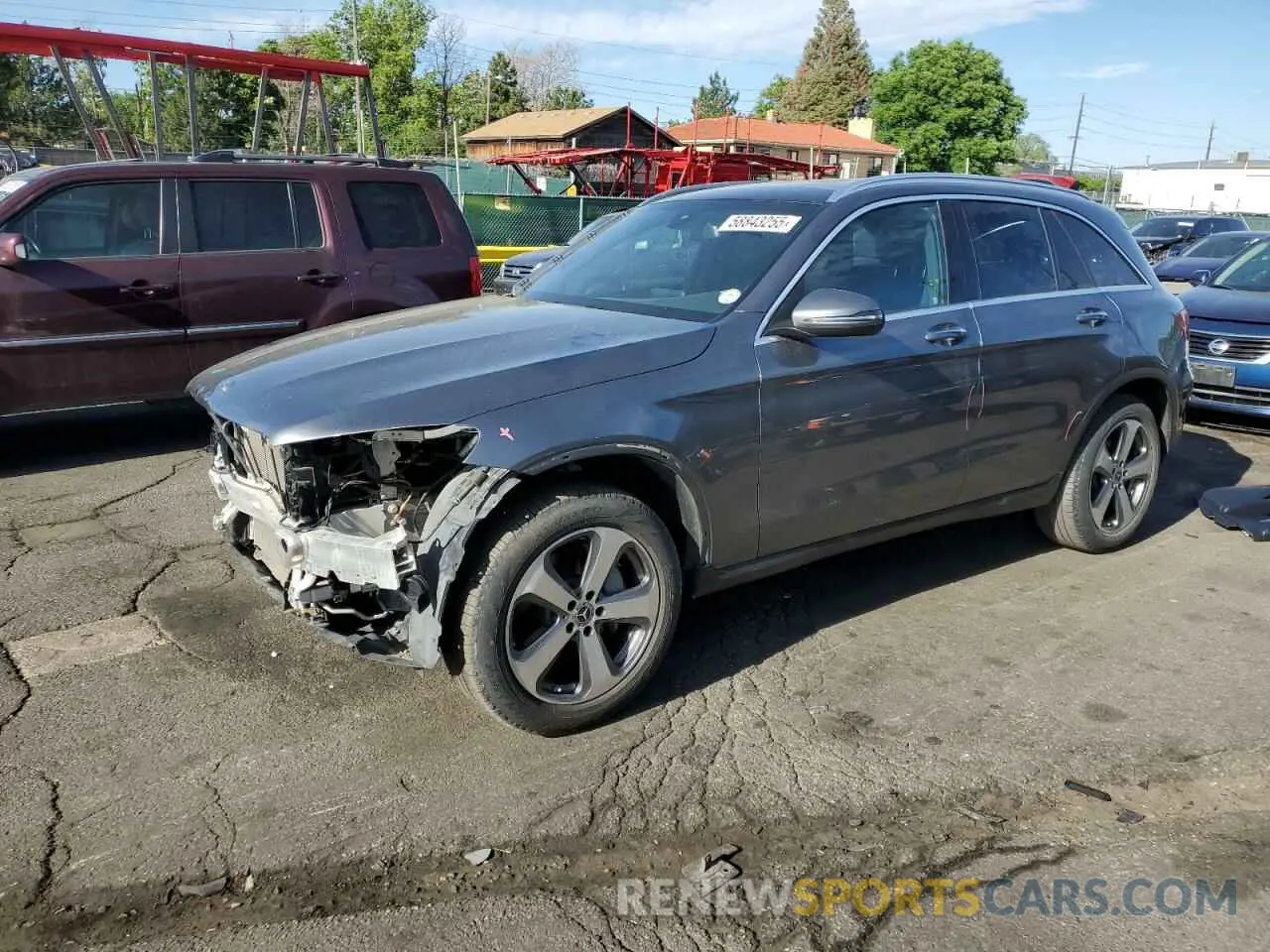 1 Photograph of a damaged car WDC0G4KB1KV128815 MERCEDES-BENZ GLC-CLASS 2019