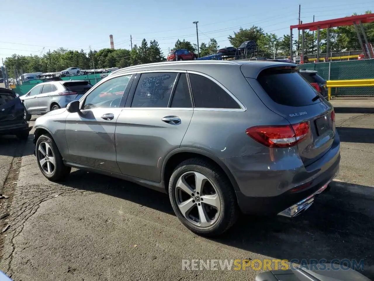 2 Photograph of a damaged car WDC0G4KB1KV128815 MERCEDES-BENZ GLC-CLASS 2019