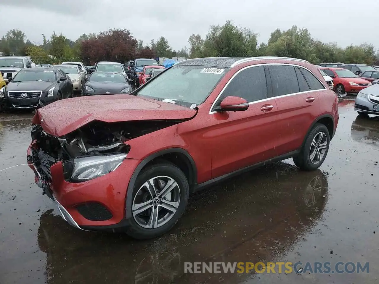 1 Photograph of a damaged car WDC0G4KB1KV171812 MERCEDES-BENZ GLC-CLASS 2019
