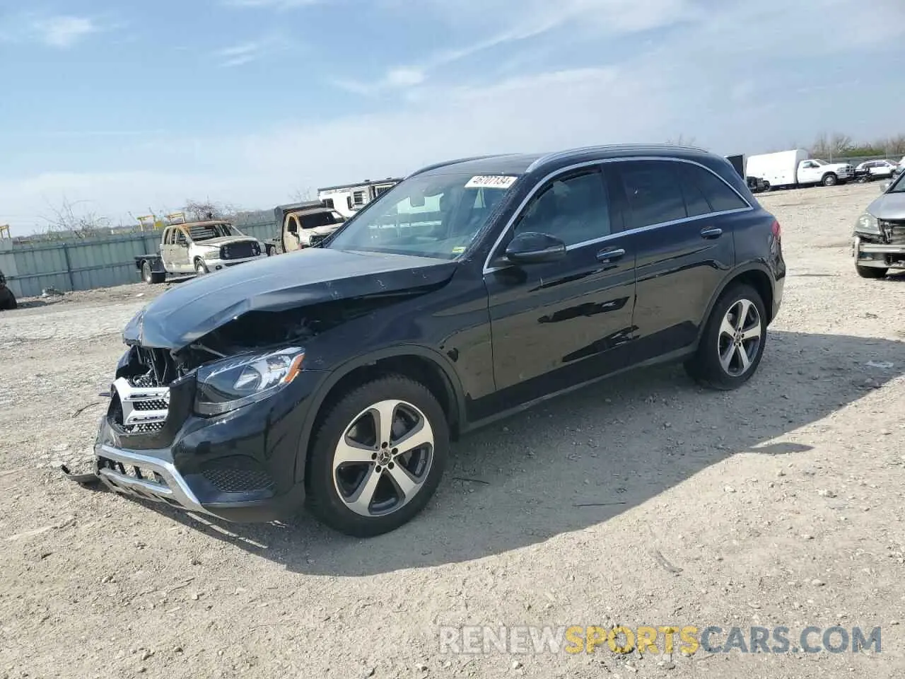 1 Photograph of a damaged car WDC0G4KB2KF615144 MERCEDES-BENZ GLC-CLASS 2019