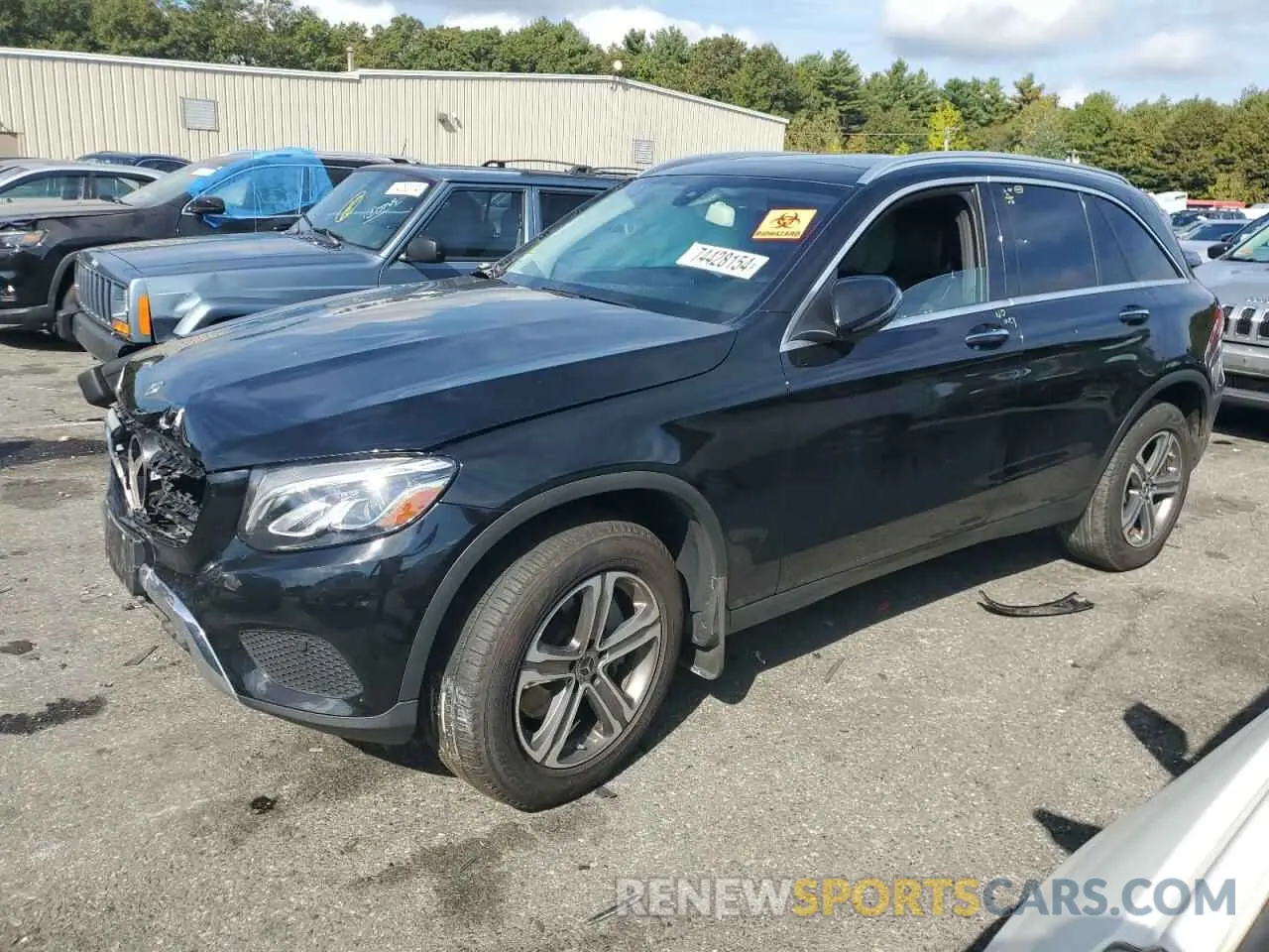 1 Photograph of a damaged car WDC0G4KB3K1005511 MERCEDES-BENZ GLC-CLASS 2019