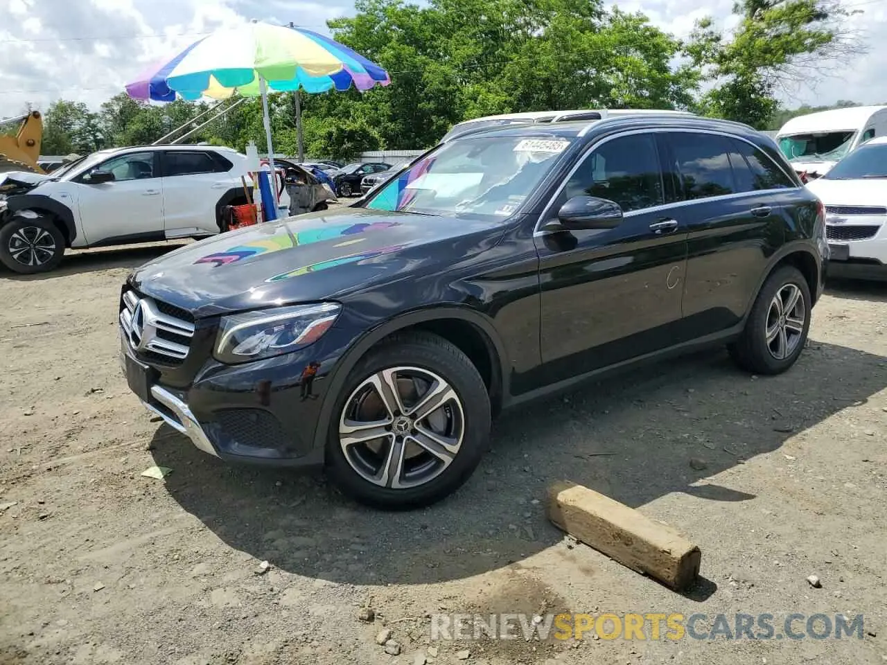 1 Photograph of a damaged car WDC0G4KB3KF667107 MERCEDES-BENZ GLC-CLASS 2019