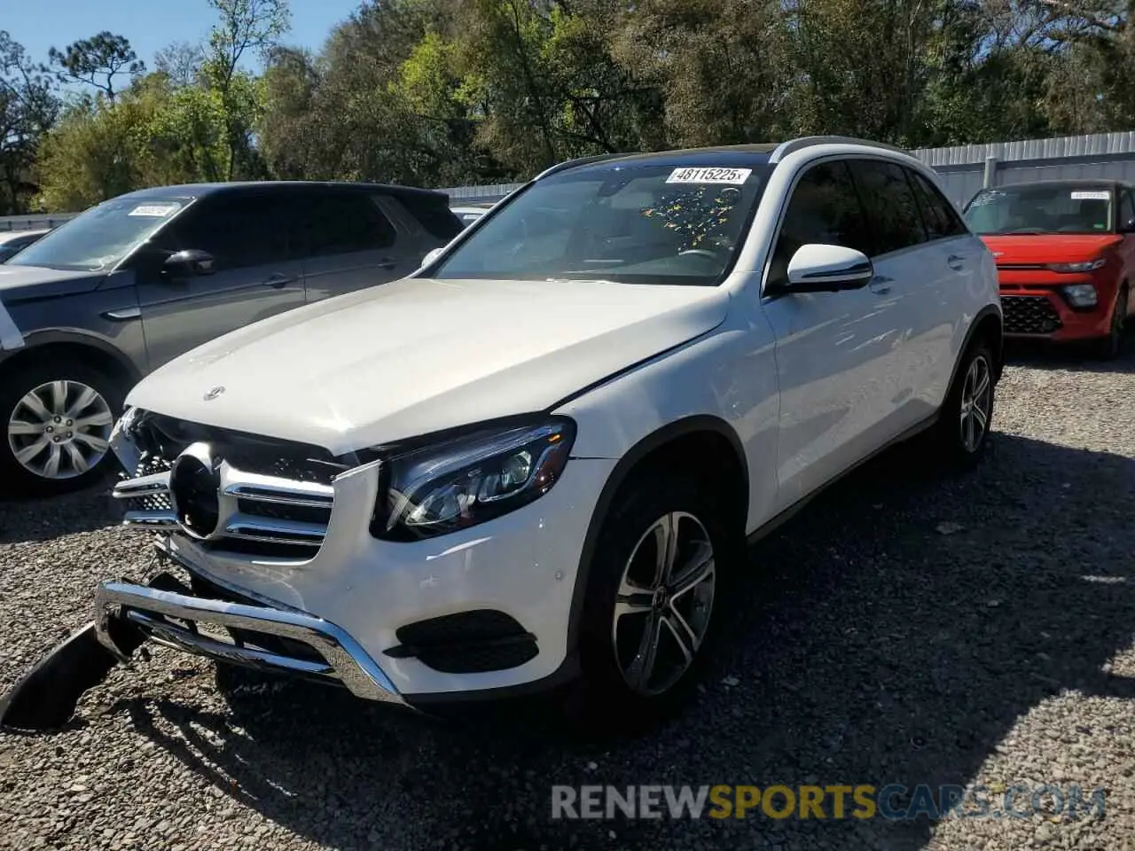 1 Photograph of a damaged car WDC0G4KB3KV148578 MERCEDES-BENZ GLC-CLASS 2019