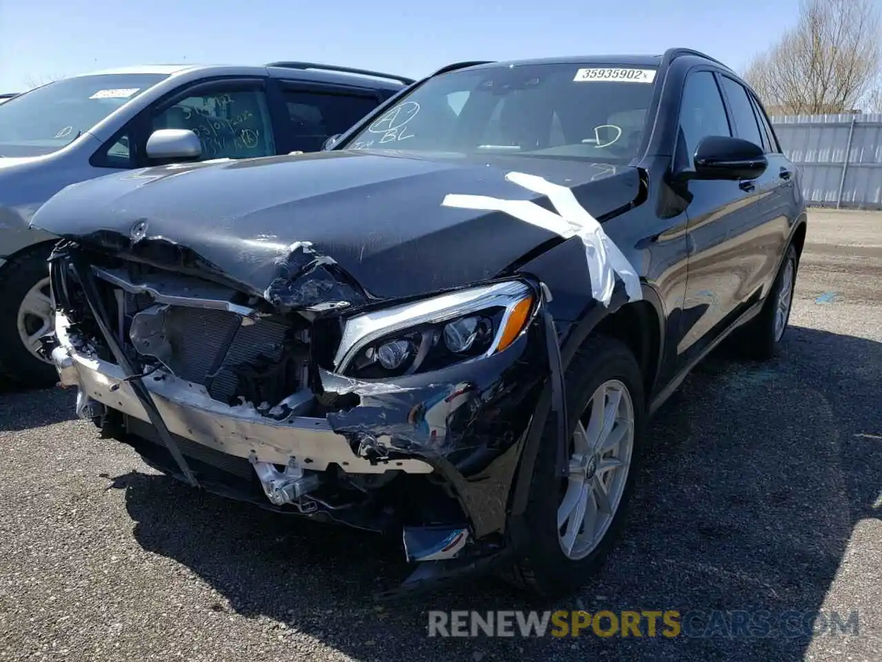 2 Photograph of a damaged car WDC0G4KB3KV152274 MERCEDES-BENZ GLC-CLASS 2019