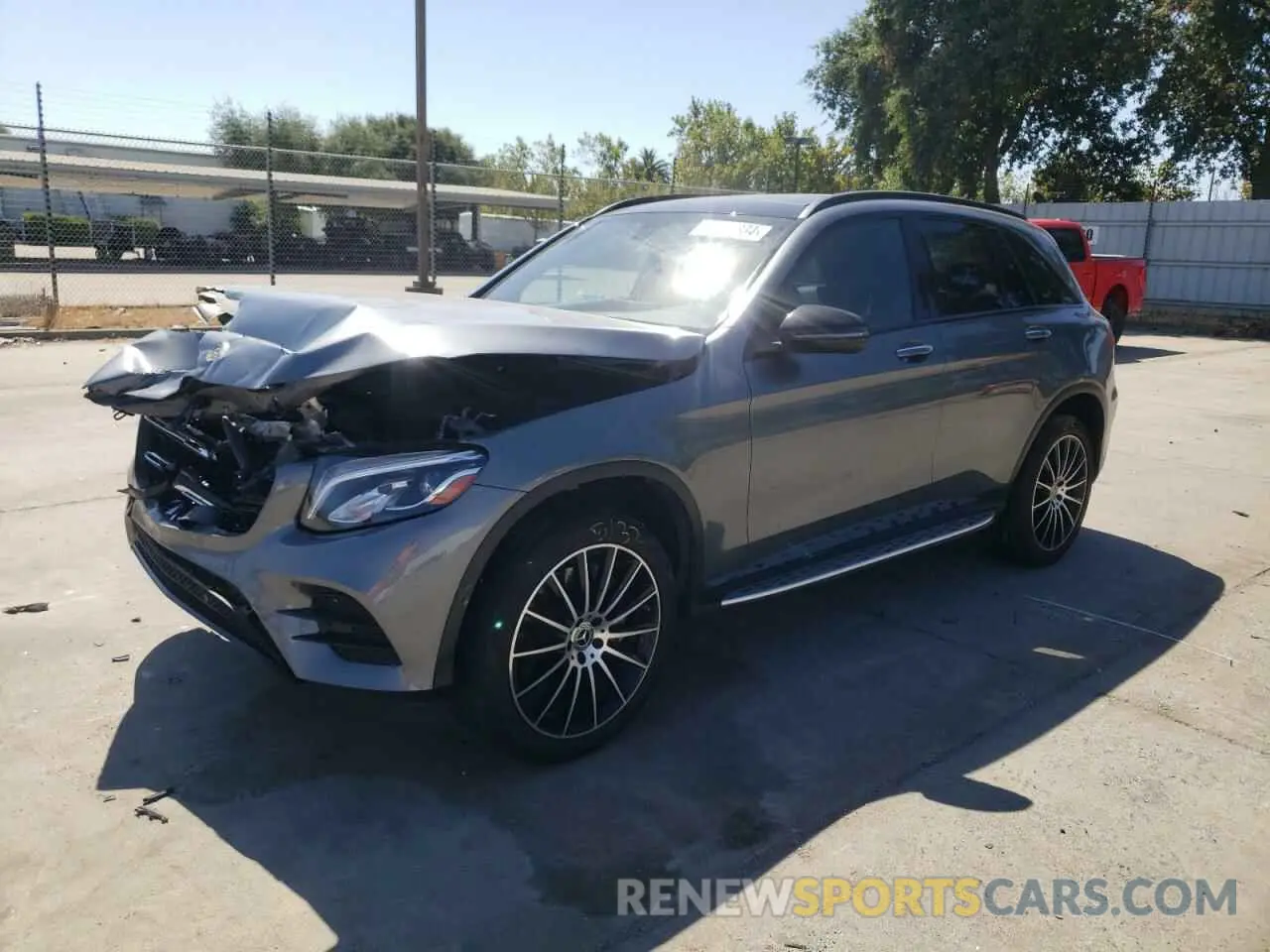 1 Photograph of a damaged car WDC0G4KB3KV174744 MERCEDES-BENZ GLC-CLASS 2019