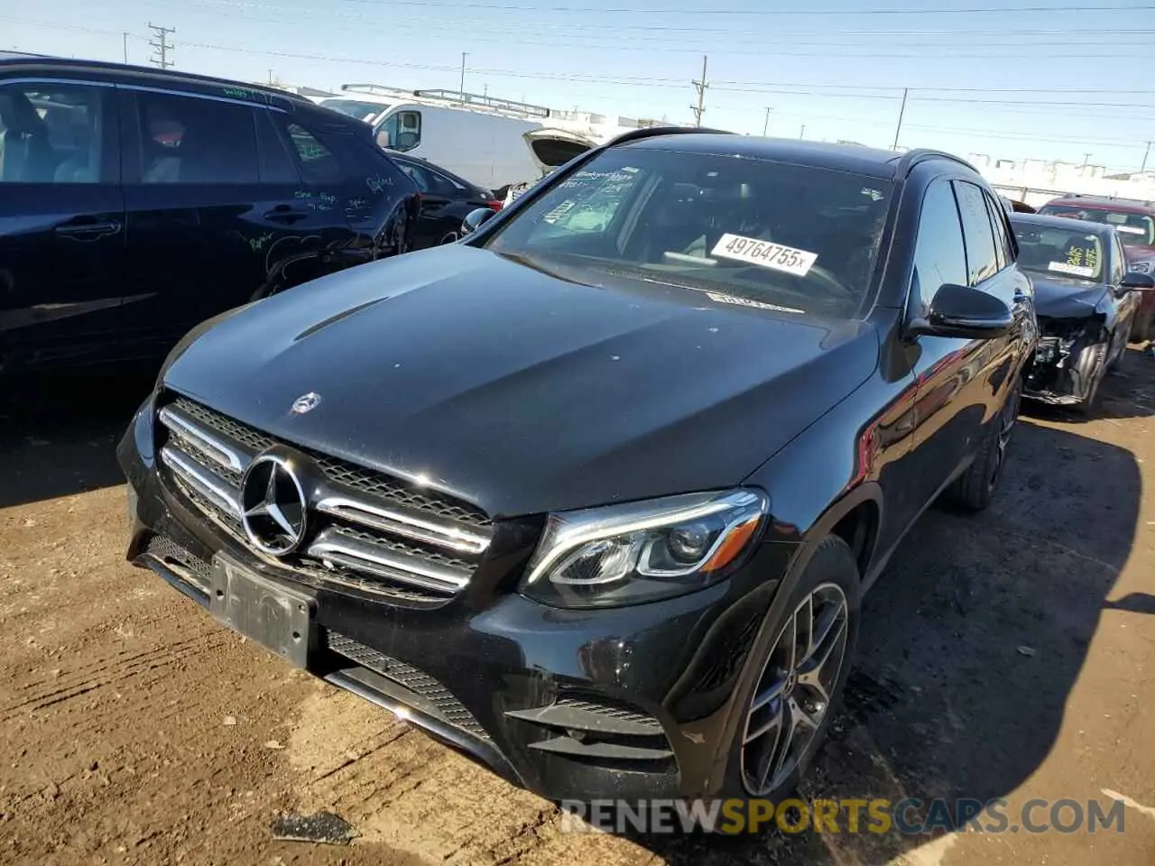 1 Photograph of a damaged car WDC0G4KB4KF664605 MERCEDES-BENZ GLC-CLASS 2019