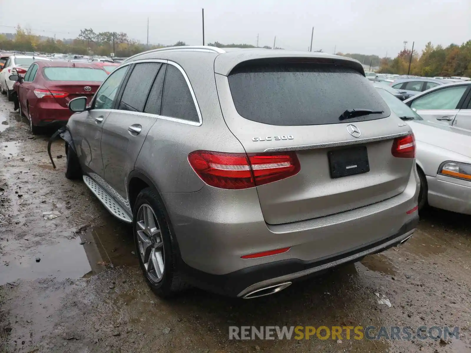 3 Photograph of a damaged car WDC0G4KB4KV180701 MERCEDES-BENZ GLC-CLASS 2019