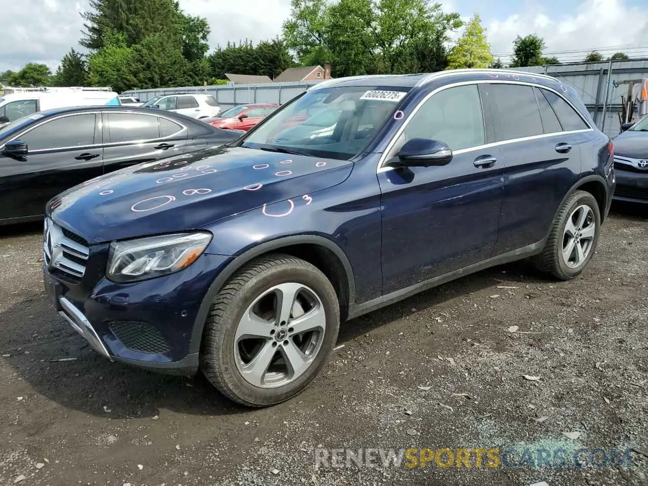 1 Photograph of a damaged car WDC0G4KB5KV161901 MERCEDES-BENZ GLC-CLASS 2019