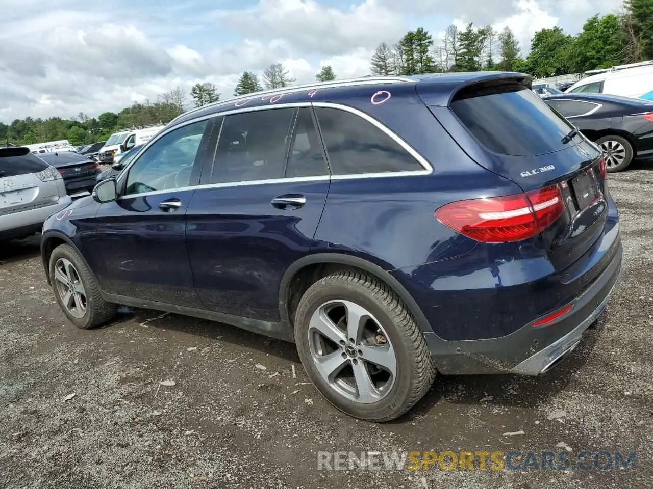 2 Photograph of a damaged car WDC0G4KB5KV161901 MERCEDES-BENZ GLC-CLASS 2019