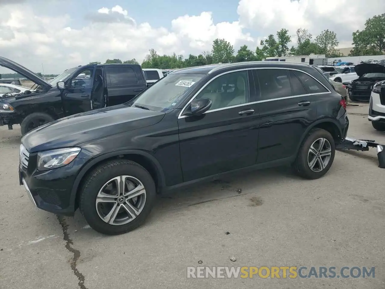 1 Photograph of a damaged car WDC0G4KB6KF665528 MERCEDES-BENZ GLC-CLASS 2019