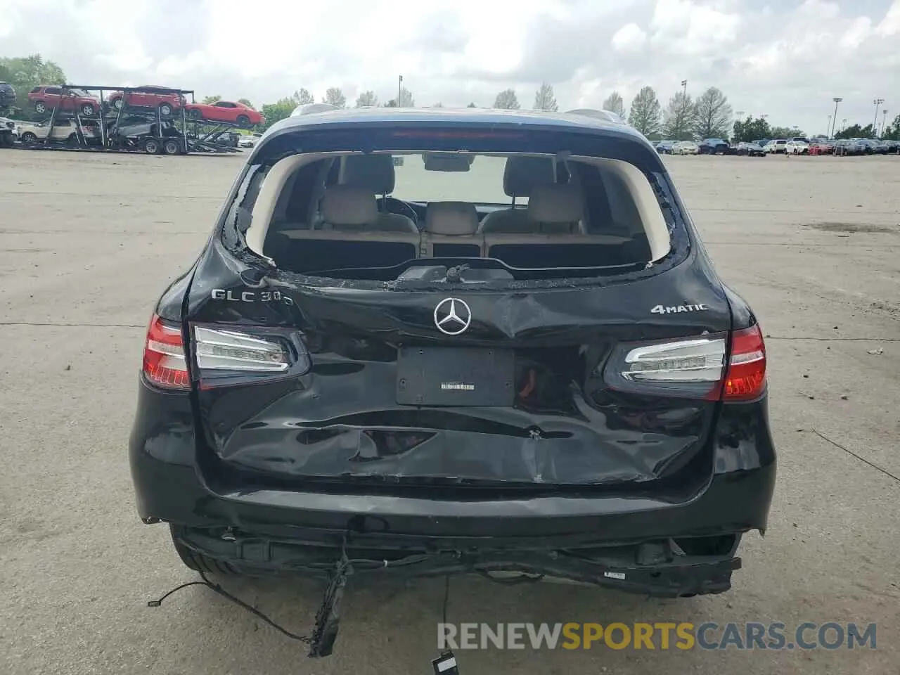 6 Photograph of a damaged car WDC0G4KB6KF665528 MERCEDES-BENZ GLC-CLASS 2019