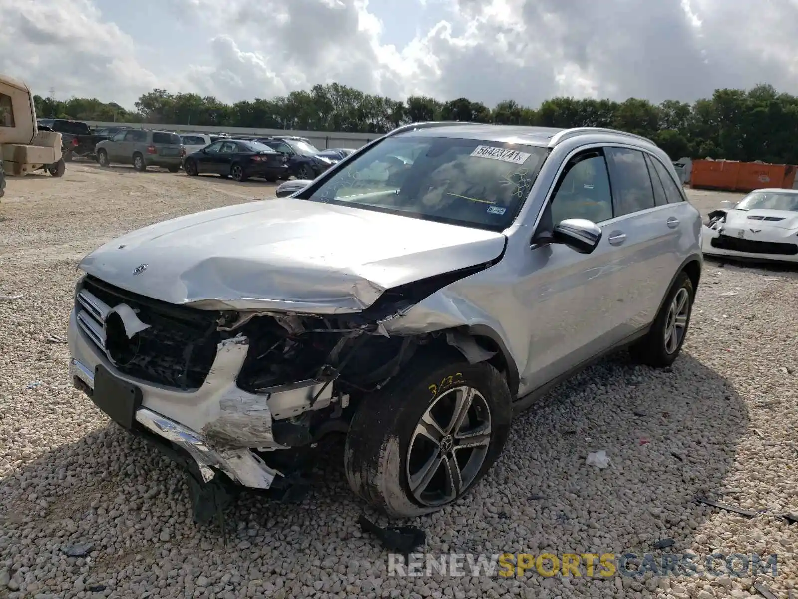 2 Photograph of a damaged car WDC0G4KB6KV150888 MERCEDES-BENZ GLC-CLASS 2019